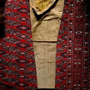 Ralph Lauren leather tan colored 8P pants